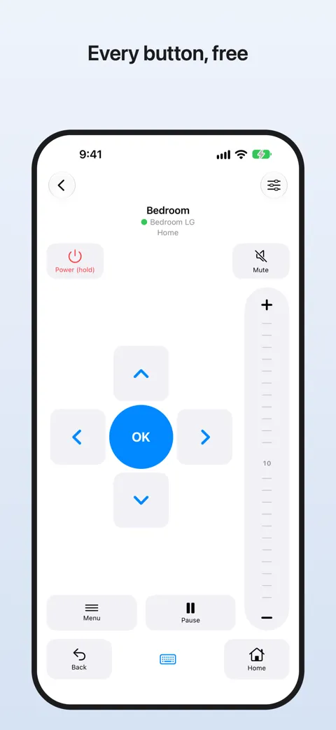 Screenshot: Every button, free
