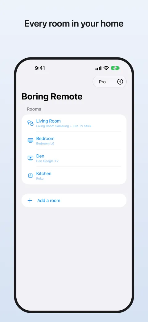 Screenshot: Every room in your home